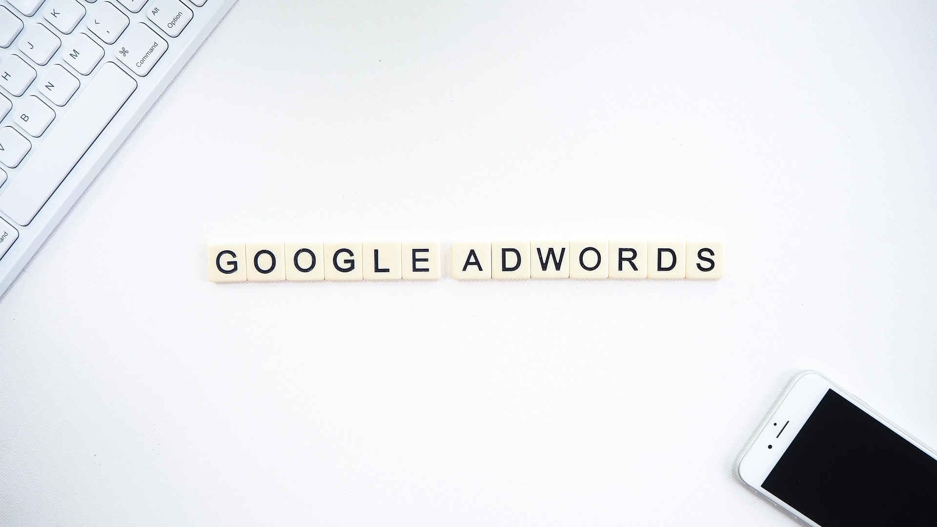 Google AdWords concept on a desk representing digital advertising for service businesses